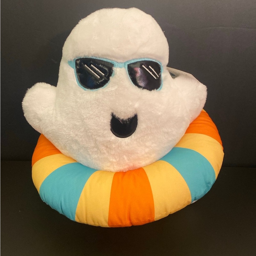Summerween Martha Stewart Ghost Plush Pillow